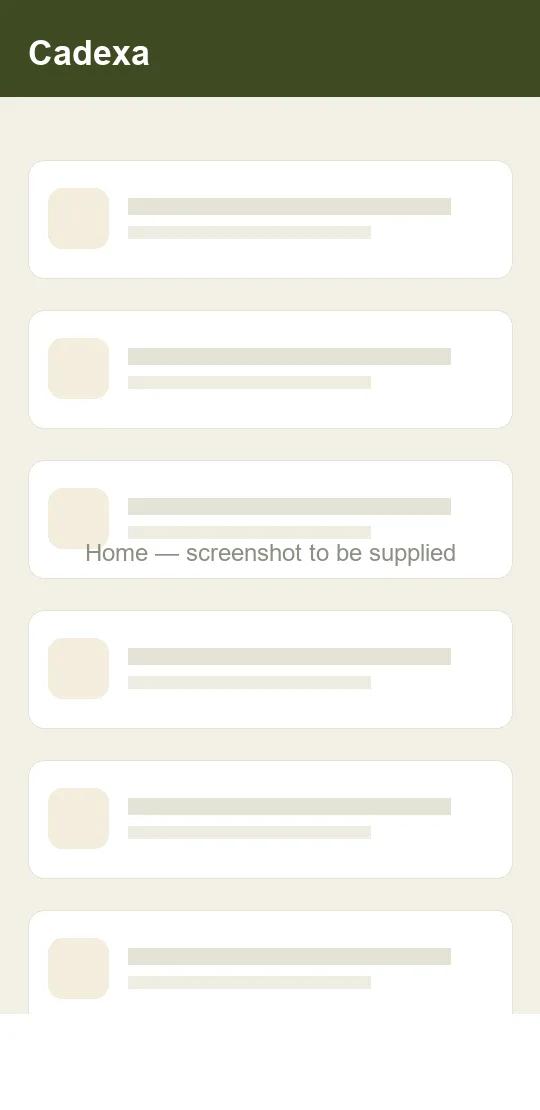The home dashboard with Cadet Points and Continue Learning